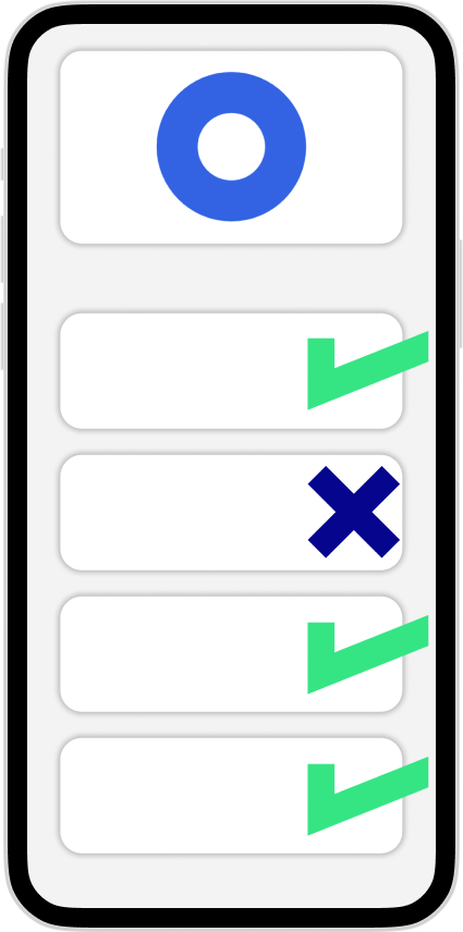 Man holding a checklist